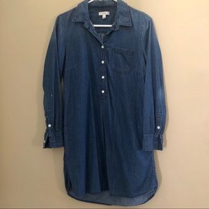 J Crew long denim tunic